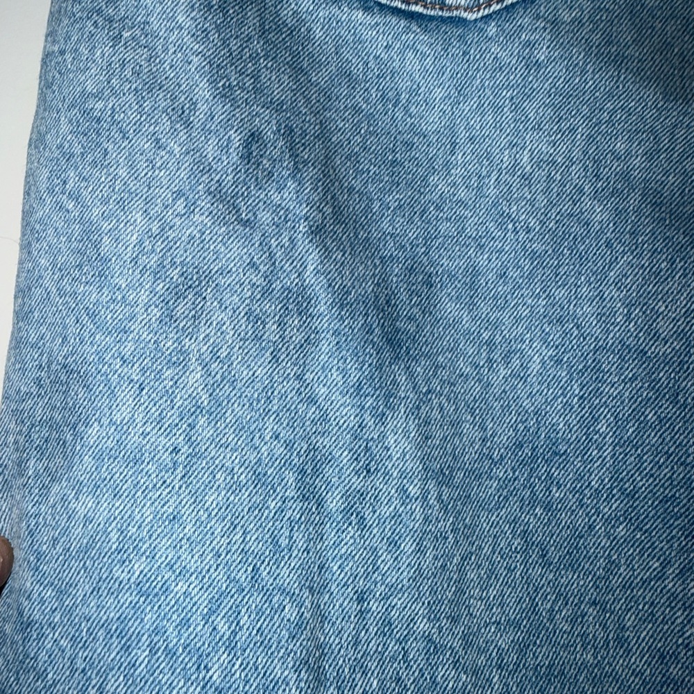 American Eagle Outfitters Light Blue Distressed Straight Leg Jeans - Picture 6 of 6
